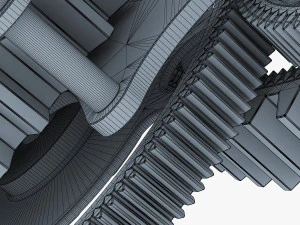 gear mechanism v 7 3D Model
