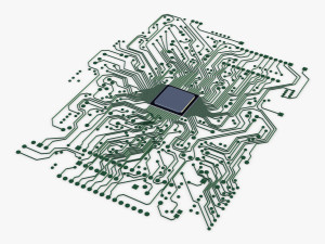 electronic circuit v 1 Model 3D