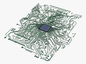 electronic circuit v 1 Model 3D