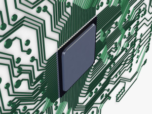 electronic circuit v 1 Model 3D