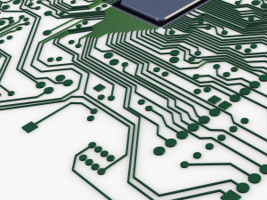 electronic circuit v 1 Model 3D