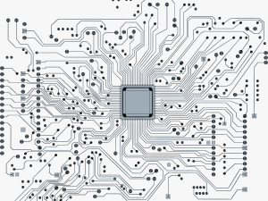 electronic circuit v 1 Model 3D