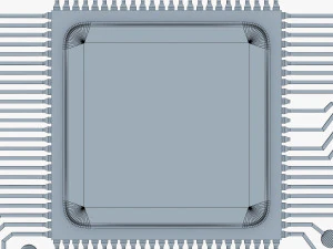 електронна схема v1 3D Модель