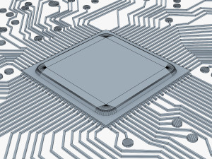 electronic circuit v 1 Model 3D