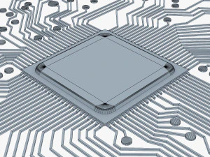 електронна схема v1 3D Модель