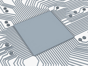 electronic circuit v 1 Model 3D