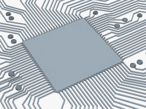 електронна схема v1 3D Модель