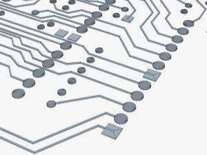 electronic circuit v 1 Model 3D