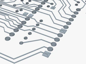 електронна схема v1 3D Модель