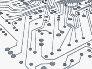 electronic circuit v 1 Model 3D