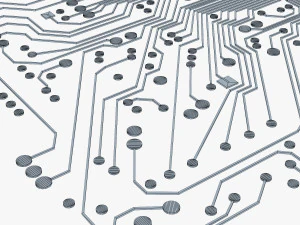 електронна схема v1 3D Модель