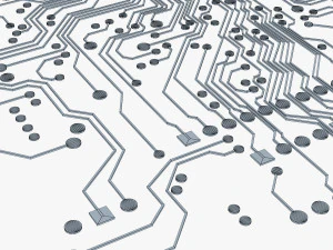 електронна схема v1 3D Модель