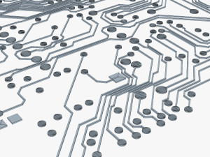 electronic circuit v 1 Model 3D