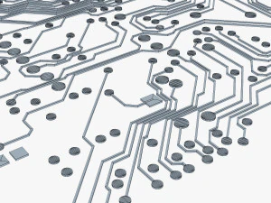 електронна схема v1 3D Модель