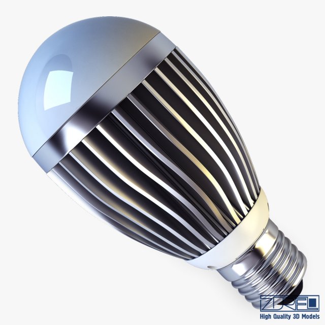 led lamp v 1 Model 3D .c4d .max .obj .3ds .fbx .stl .blend 