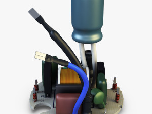 circuit board v 1 Modello 3D