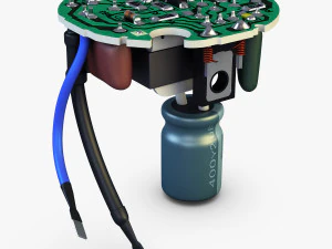 circuit board v 1 3D Model