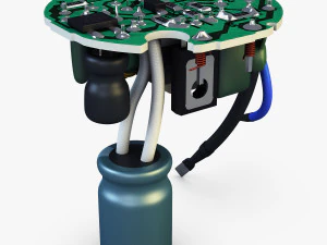 circuit board v 1 3D Model