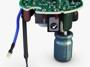 circuit board v 1 Modello 3D