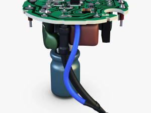 circuit board v 1 3D Model