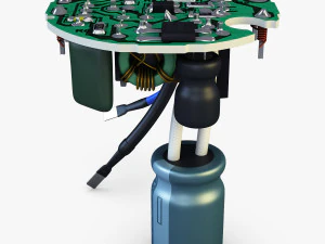 circuit board v 1 3D Model