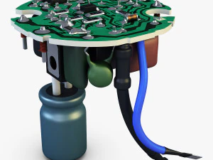circuit board v 1 3D Model