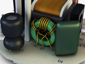 circuit board v 1 3D Model