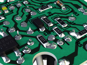 circuit board v 1 Modello 3D