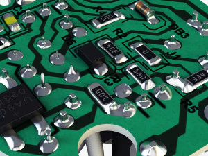circuit board v 1 3D Model
