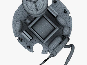 circuit board v 1 3D Model