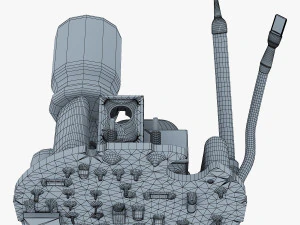circuit board v 1 3D Model