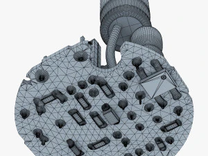 circuit board v 1 3D Model