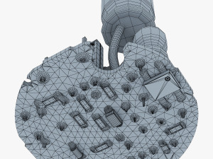 circuit board v 1 Modello 3D