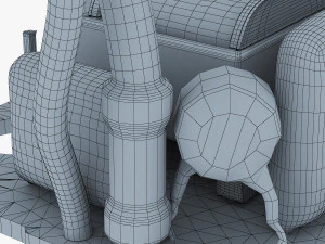 circuit board v 1 3D Model