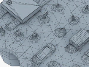 circuit board v 1 3D Model