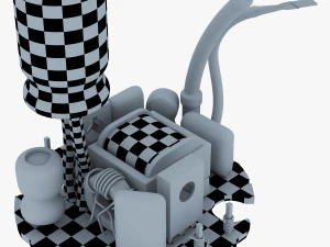 circuit board v 1 3D Model