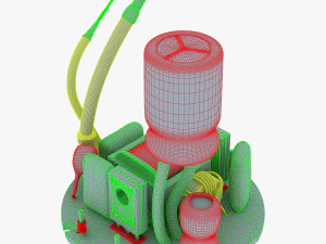 circuit board v 1 3D Model