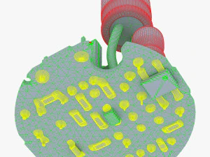 circuit board v 1 3D Model