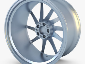 vossen vps-310t 19 wheel silver Model 3D