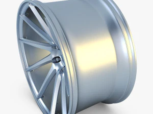 vossen vps-310t 19 wheel silver 3D Model