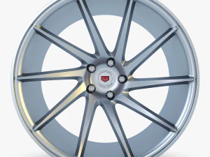vossen vps-310t 19 wheel silver 3D Model