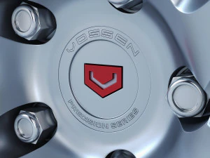 vossen vps-310t 19 wheel silver 3D Model