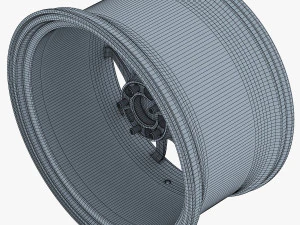 vossen vps-310t 19 wheel silver 3D Model