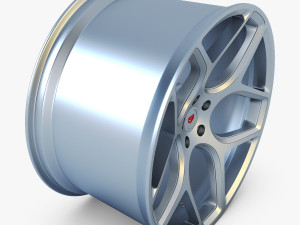 vossen cg 205 19 wheel silver Modello 3D