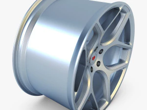 vossen cg 205 19 roda prata Modelo 3D
