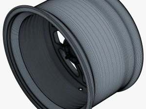 vossen cg 205 19 roda prata Modelo 3D
