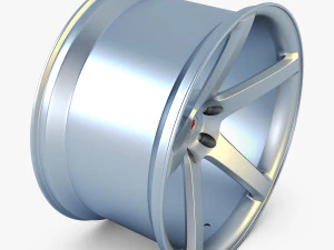 vossen vps-303 19 roda prata Modelo 3D