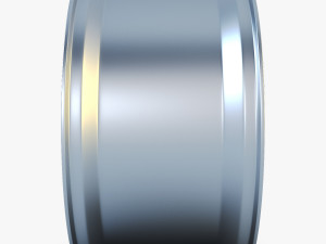 vossen vps-303 19 wheel silver 3D 模型