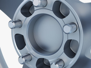 vossen vps-303 19 wheel silver 3D 模型