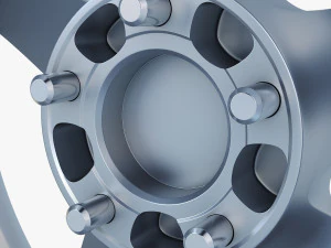 vossen vps-303 19 roda prata Modelo 3D